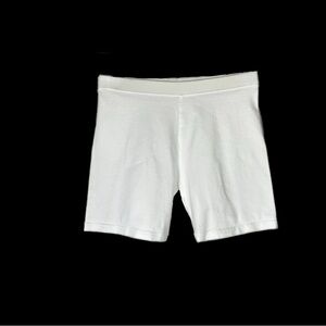 Members Mark Girl’s White Cart Wheel Bike Shorts 10/12